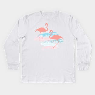 Flamingo Kids Long Sleeve T-Shirt
